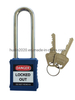 GS-8554 Long Shackle Safety Padlock, 76mm Metal Schackl Safety Padlock, High Quality Safety Padlock